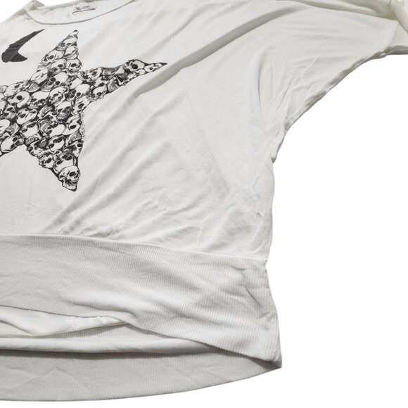 Lauren‎ Moshi Oversized Top Skull Star And Moon Size XS/S - Picture 6 of 7